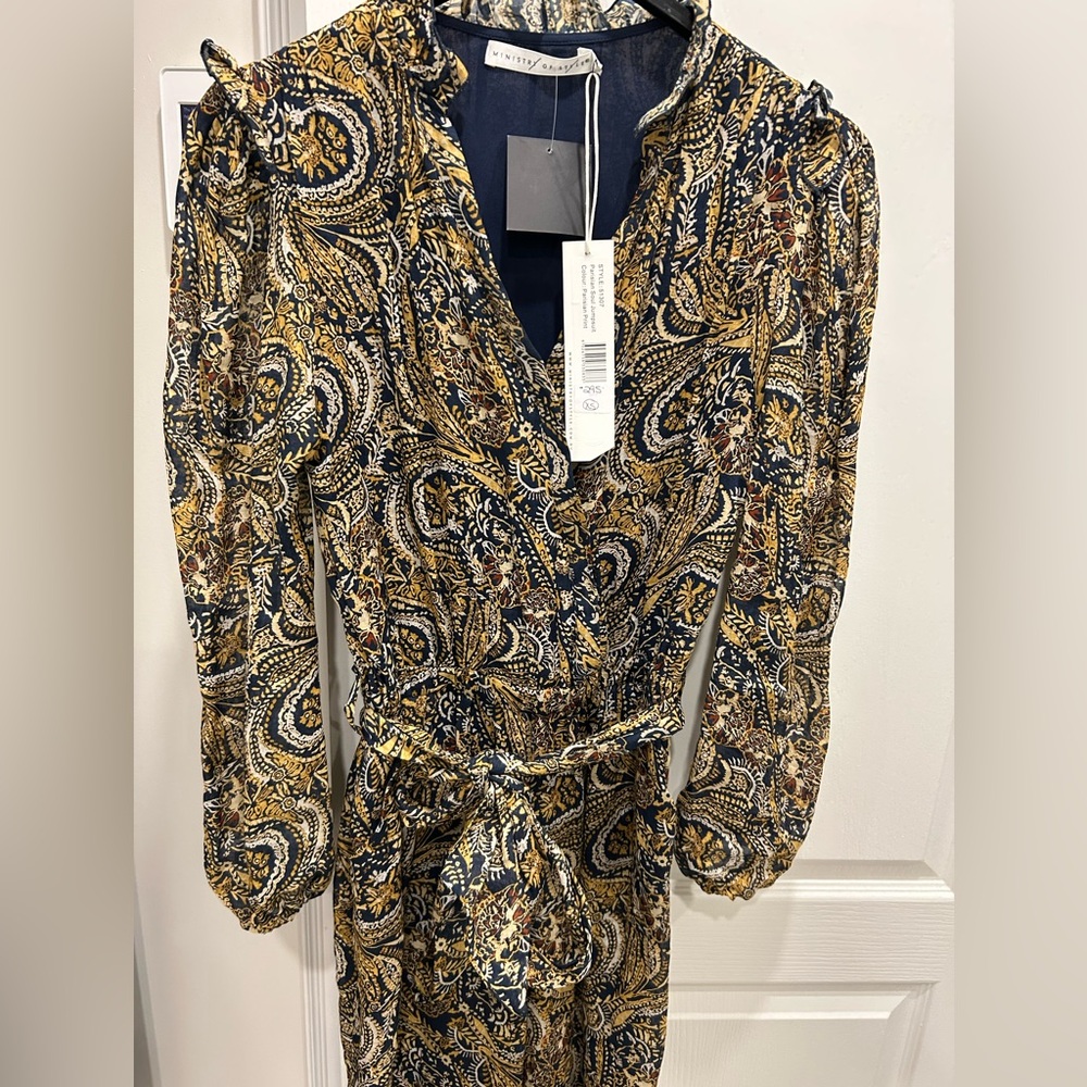 MOS the label Jumpsuit in Parisian Soul collection. XS NWT